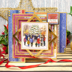 Set de toppers de lujo A Christmas Chorus-5
