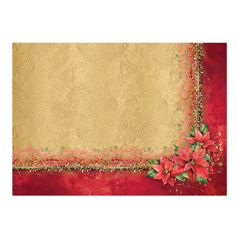 Feuilles de houx scintillantes - Ensemble de décorations de luxe-3