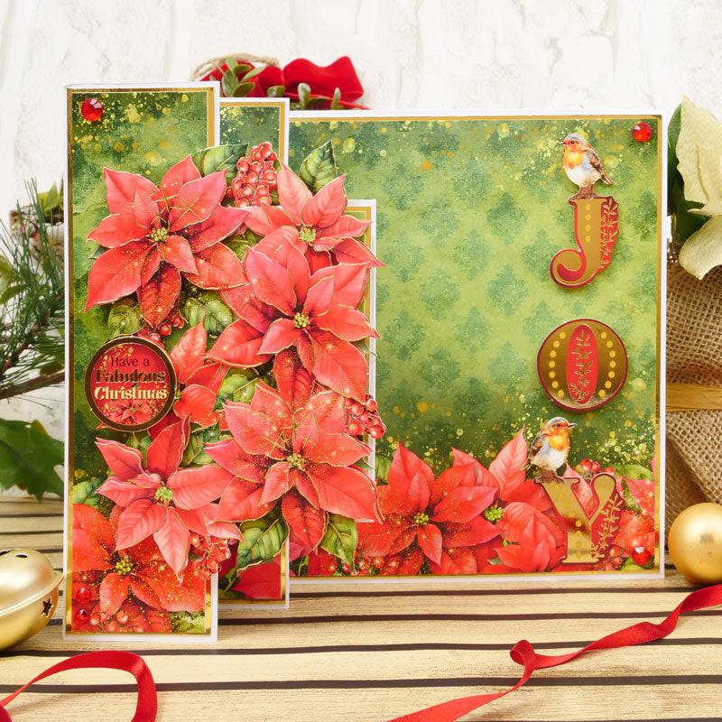 Feuilles de houx scintillantes - Ensemble de décorations de luxe-6