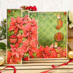Feuilles de houx scintillantes - Ensemble de décorations de luxe-6