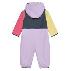 Colorblock Fleece Suit | Purple & Yellow & Pink | Color Kids-2