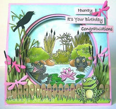 Snellen Crafts Clear Stamp Crocodile-4