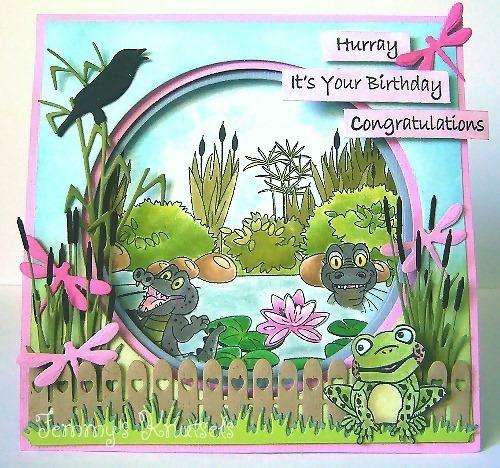 Snellen Crafts Clear Stamp Crocodile-4