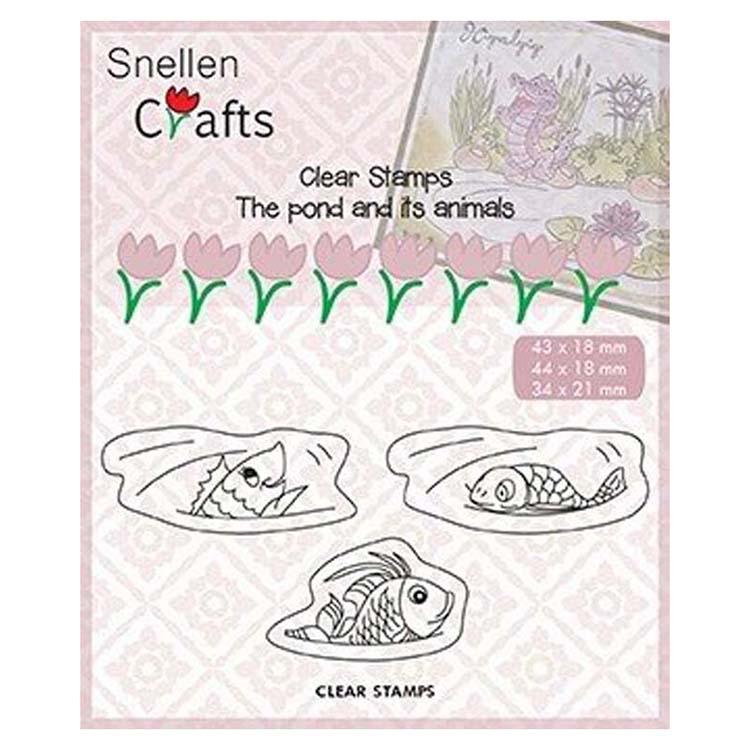 Snellen Crafts Clear Stamp Fish-1