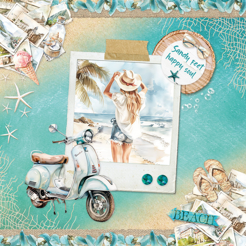 SL Card Making Pad Summer Celebration Essentials 14 Sheets-3