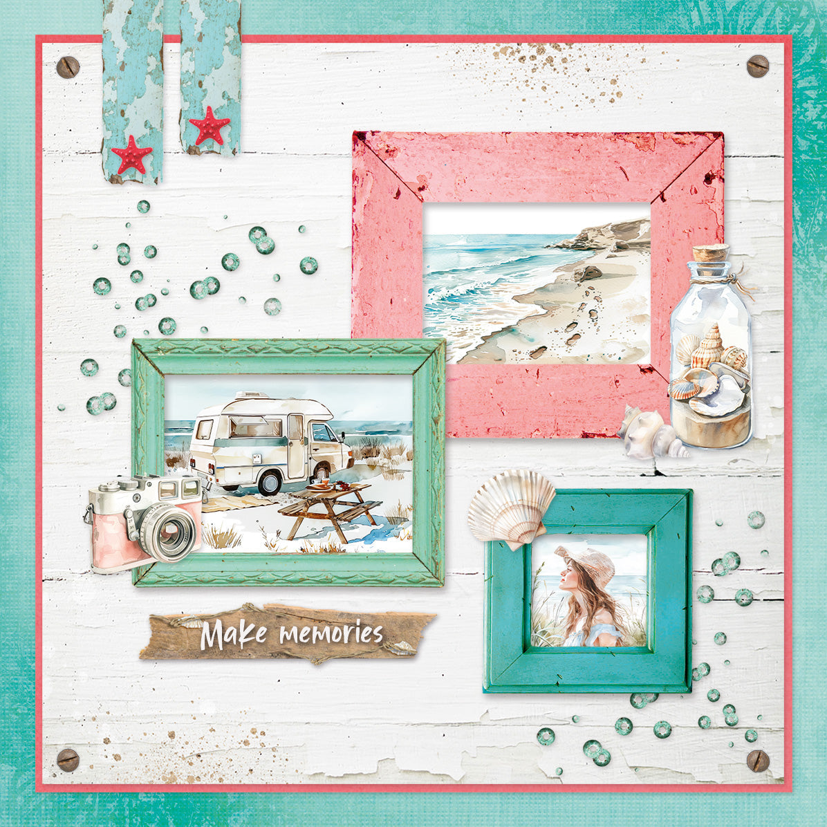 SL Card Making Pad Summer Celebration Essentials 14 Sheets-12