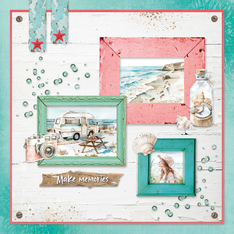 SL Card Making Pad Summer Celebration Essentials 14 Sheets-12