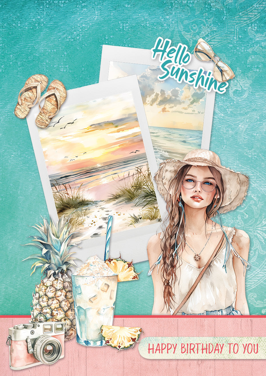 SL Card Making Pad Summer Celebration Essentials 14 Sheets-8