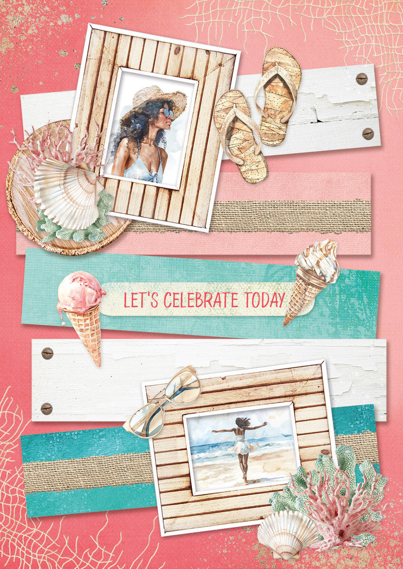 SL Card Making Pad Summer Celebration Essentials 14 Sheets-11