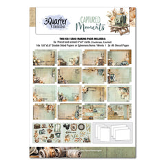Lot de 3/4 de cartes "Instants Capturés" de 6x4 de 3Quarter Designs-1