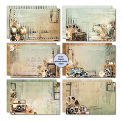 Lot de 3/4 de cartes "Instants Capturés" de 6x4 de 3Quarter Designs-3