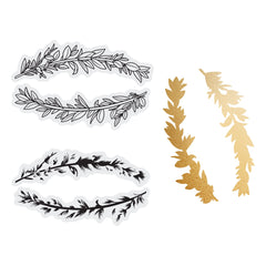 Couture Creations - Elegance Collection - Layering Stamp And Die Set - Curving Branches Mini (6pc)-1