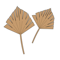 Couture Creations - Tropical Leaves Stamp And Dies-2
