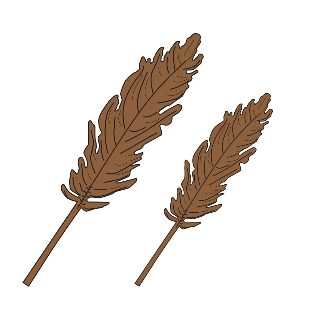 Couture Creations - Pampas Grass Stamp And Dies-2
