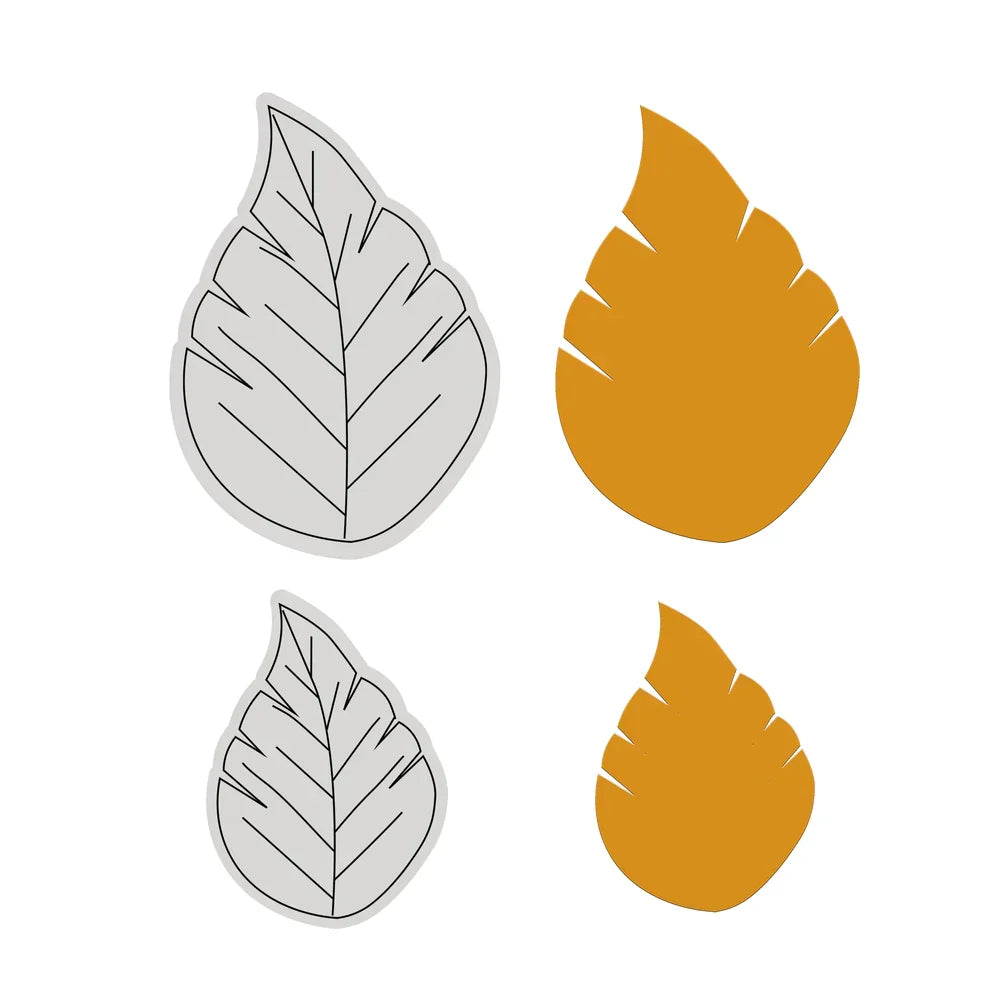 Couture Creations - Single Leaf Stamp And Dies-1