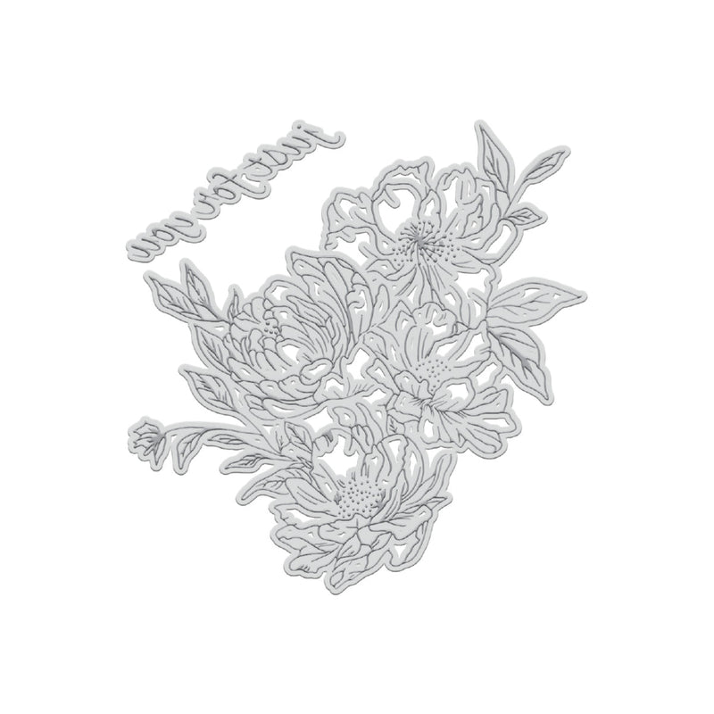 GoLetterPress Impression Stamp - Stamp 3 - Just for You Floral-1