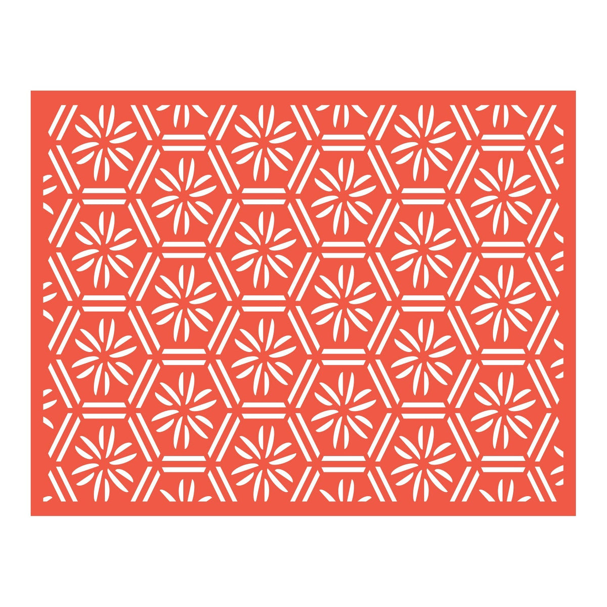 Geometric Floral Background Cutting Die Set (1pc)-2