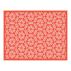 Geometric Floral Background Cutting Die Set (1pc)-2