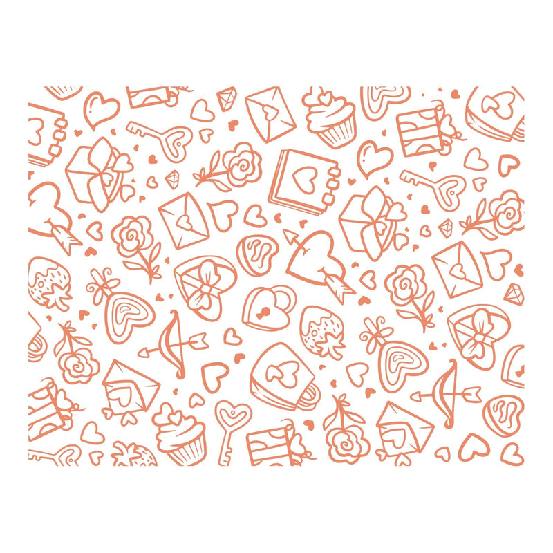 Valentines Background Photopolymer Stamp Set (1pc)-1