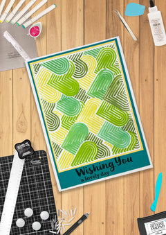 Interlocking Hearts Stencil Set (4pc)-3