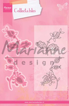 Marianne Design: Collectables Die & Stamp Set - Flowers & Leaf 2-1