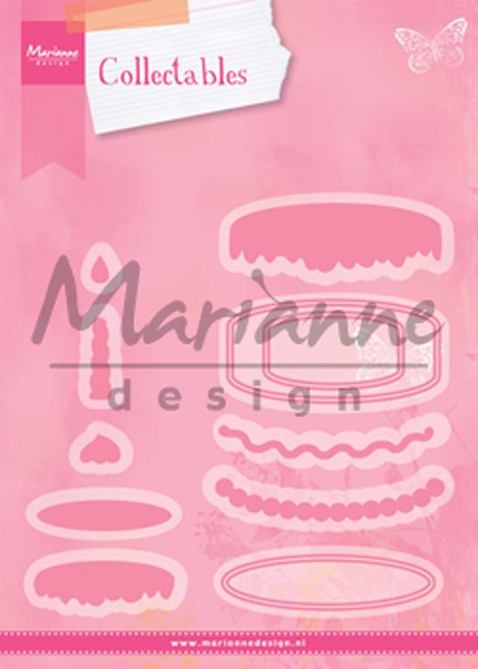 Marianne Design: Collectables Die Set - Birthday Cake-1