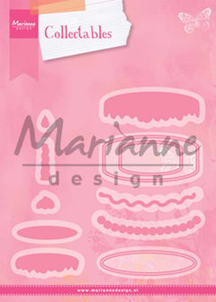 Marianne Design: Collectables Die Set - Birthday Cake-1