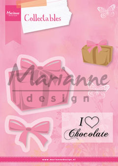 Marianne Design: Collectables Die & Stamp Set  - Box of Chocolates-1