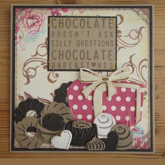 Marianne Design: Collectables Die & Stamp Set  - Box of Chocolates-2