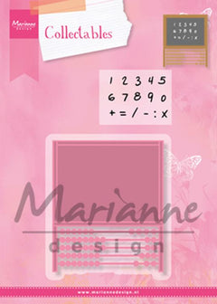 Marianne Design: Collectables Die & Stamp Set - Abacus-1