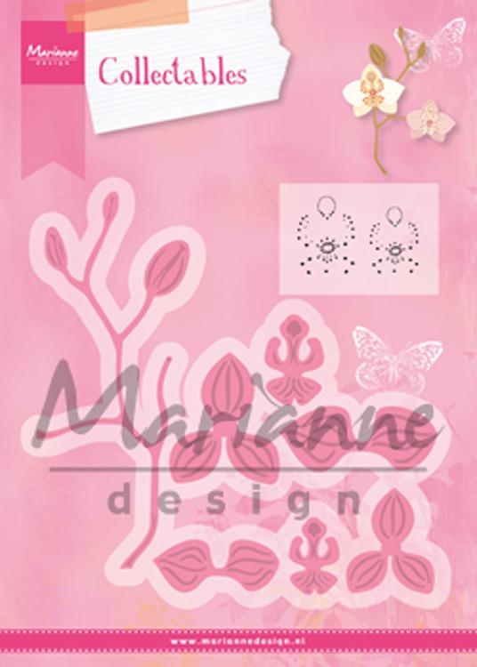 Marianne Design: Collectables Die & Stamp Set - Orchid-1