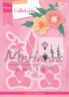 Marianne Design: Collectables Die & Stamp Set - Eline's Helleboras-1