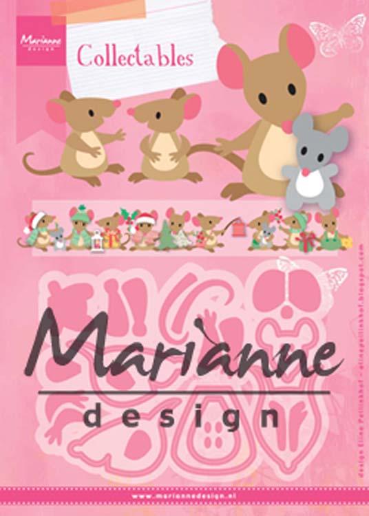 Marianne Design Collectables Eline' Mice Family-1