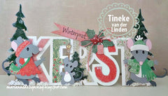 Marianne Design Collectables Eline' Mice Family-4