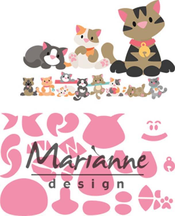 Marianne Design Collectables Eline's Kitten-2