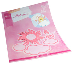 Troquel Marianne Design Collectables - Sol y nubes por Marleen-1