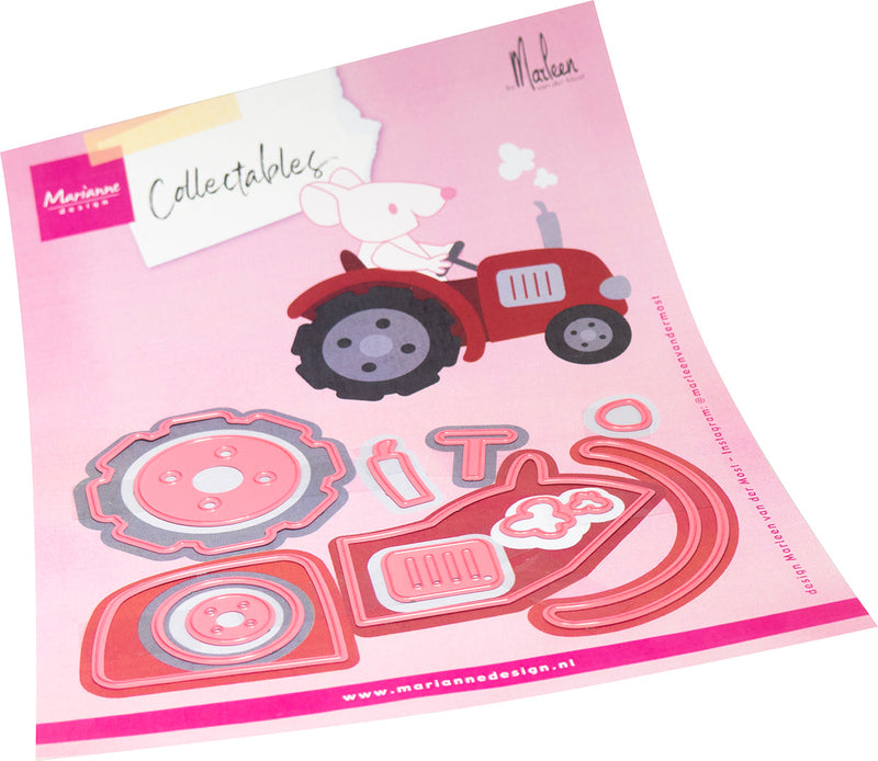 Marianne Design Collectables Die - Tractor by Marleen-1