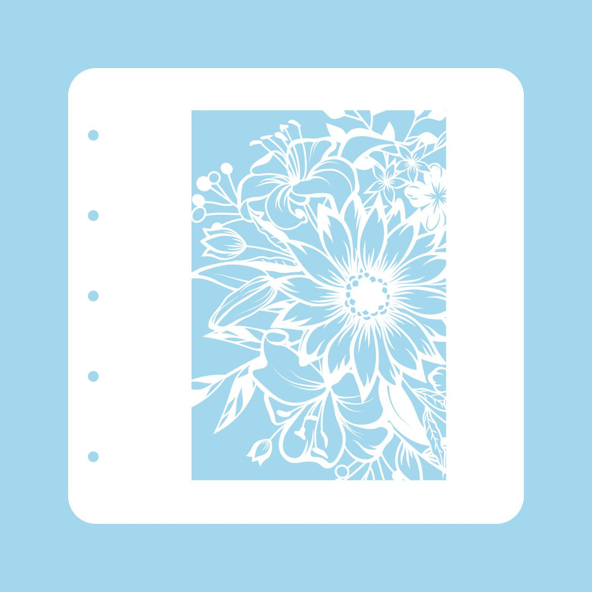 Stencil A6 For Magnetic Colour Set Flower 1-1
