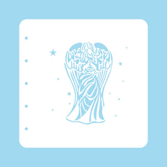 Stencil A6 For Magnetic Colour Set Christmas Time Angel-1