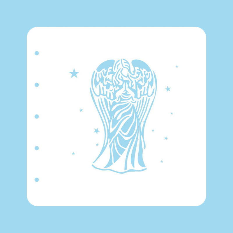 Stencil A6 For Magnetic Colour Set Christmas Time Angel-1