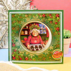 Delightful Golden Oldies Festive Fun Decoupage Card Kit-4
