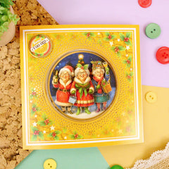 Delightful Golden Oldies Festive Fun Decoupage Card Kit-8