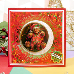 Delightful Golden Oldies Festive Fun Decoupage Card Kit-10