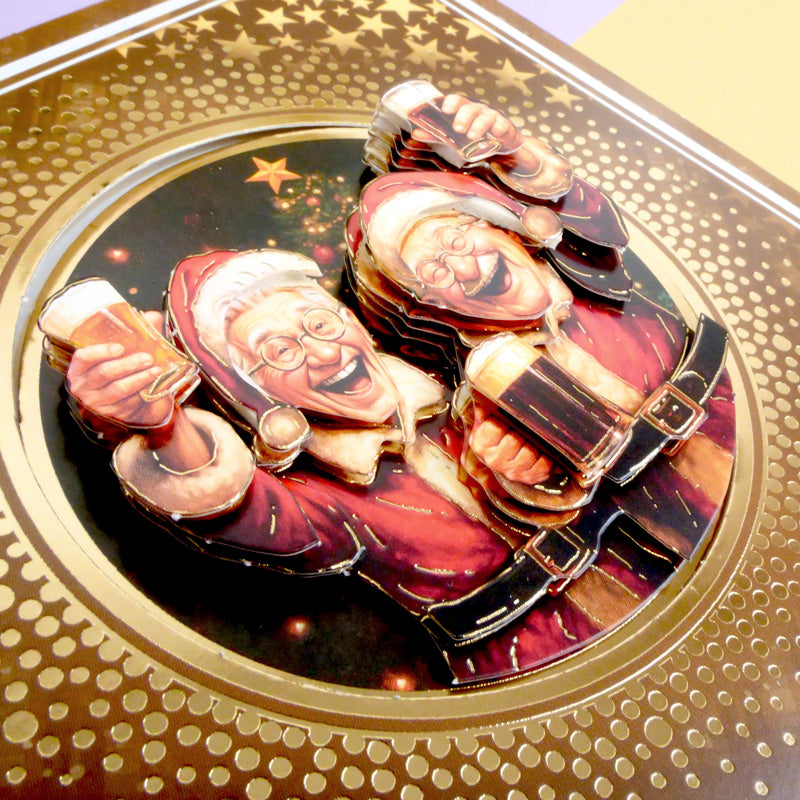 Delightful Golden Oldies Festive Fun Decoupage Card Kit-7