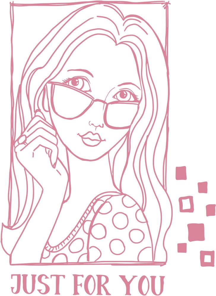 Couture Creations Just for You Portrait Stamp Set-1