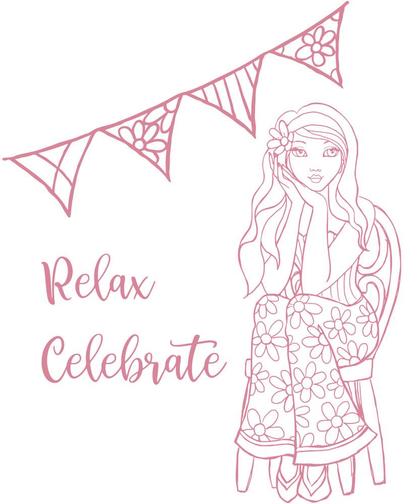 Couture Creations Sitting Pretty Stamp Set-1