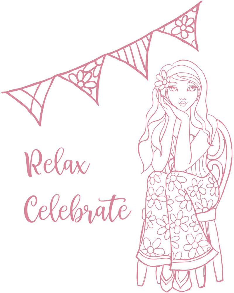 Couture Creations Sitting Pretty Stamp Set-1