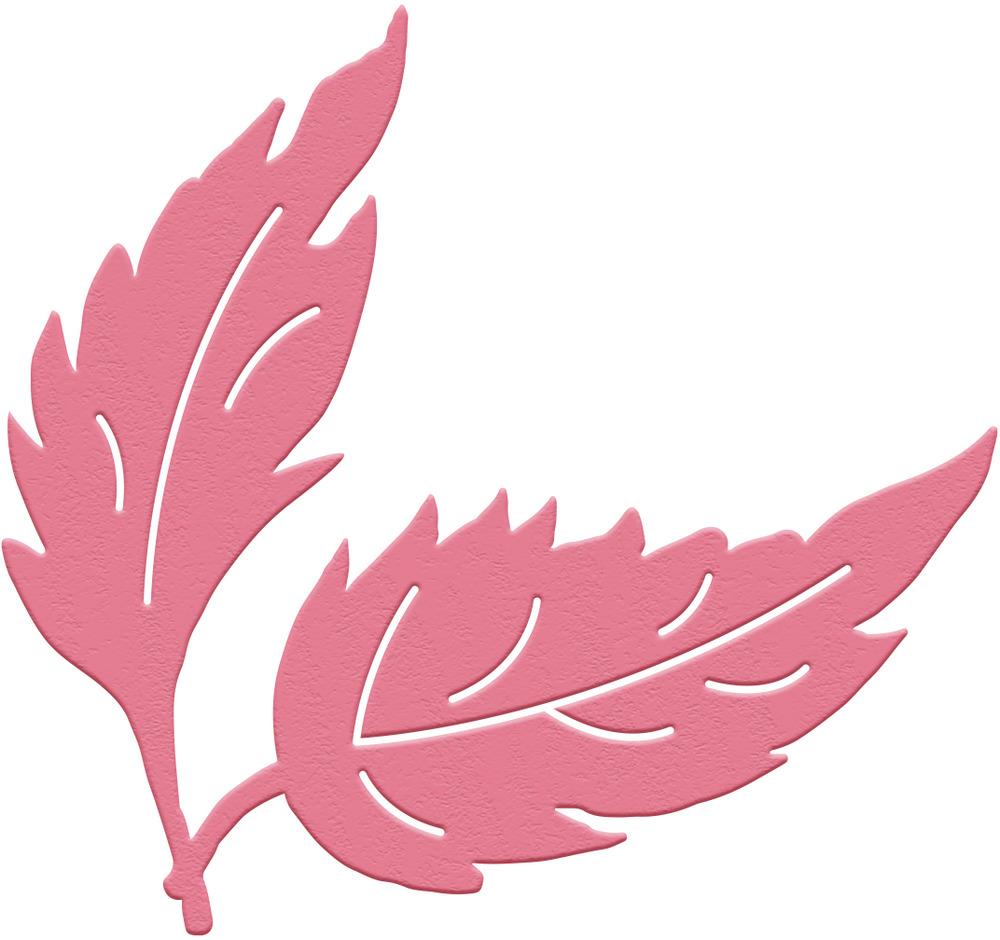 Couture Creations 2 Leaves Mini Die-1