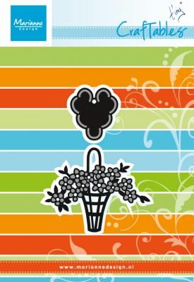 Marianne Design: Craftables Dies - Flower Basket and Tag-1