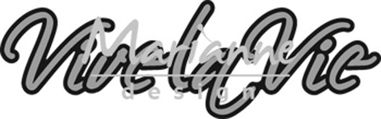 Marianne Design: Craftables Dies - Vive La Vie-2